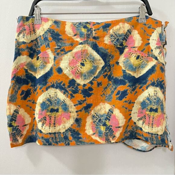 Free People Sweet As Beach Mini Skirt Size 12 - Picture 6 of 9